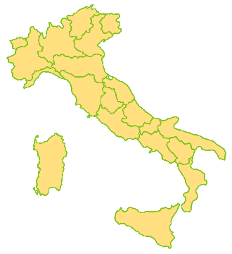 cartina dell'Italia